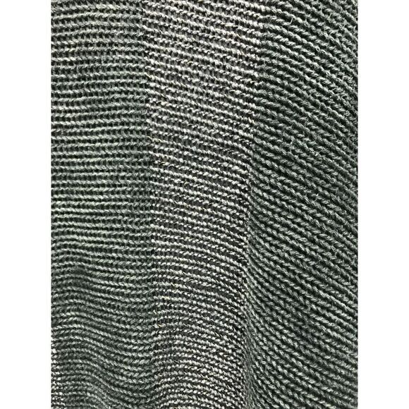 Soft Surroundings Cardigan Long Women L XL Green Sweater Stripe Stretch Open - Picture 9 of 9